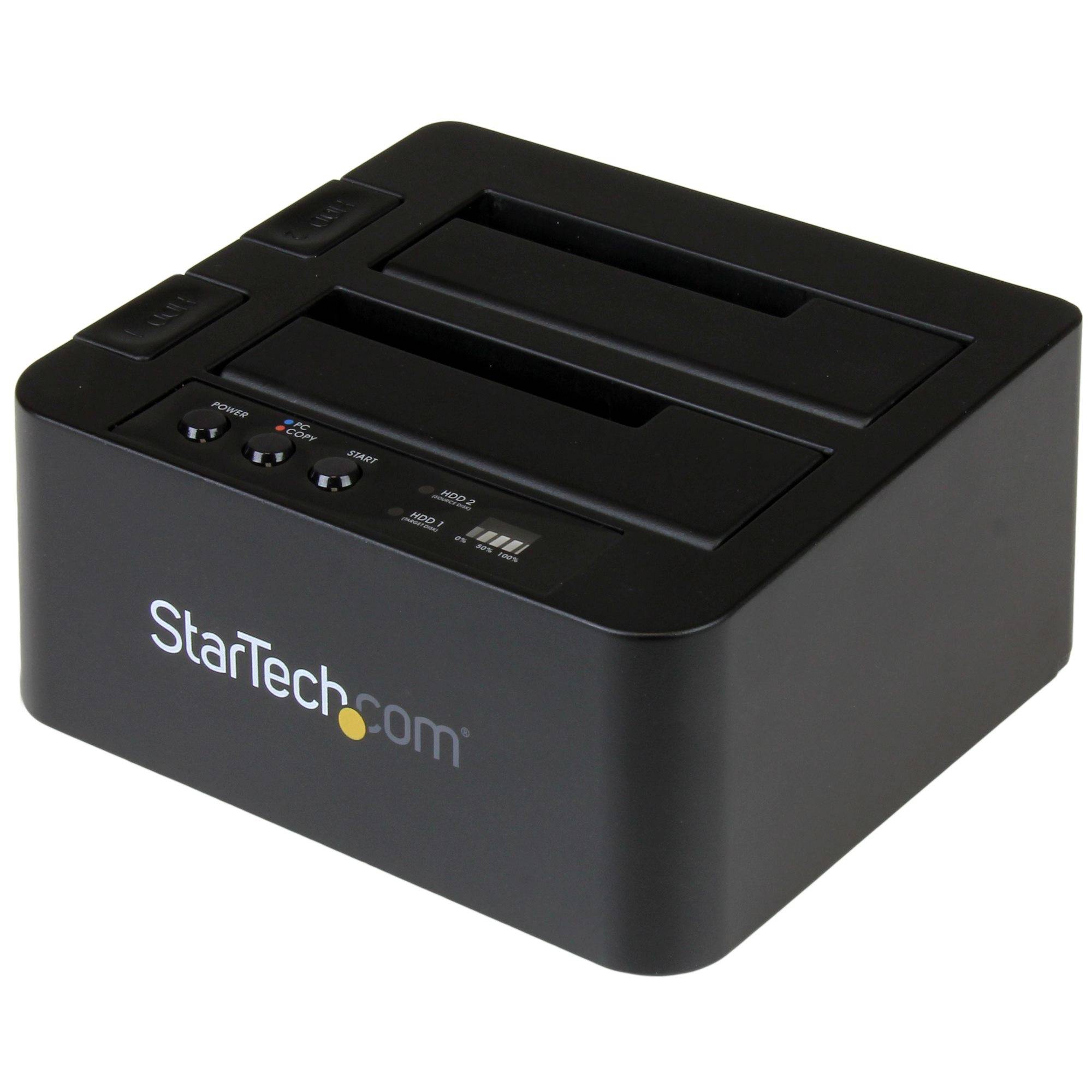 StarTech.com USB 3.1 (10Gbps) Standalone Duplicator Dock voor 2.5" & 3.5" SATA SSD/HDD schijven met Fast-Speed Duplication tot 28GB/min