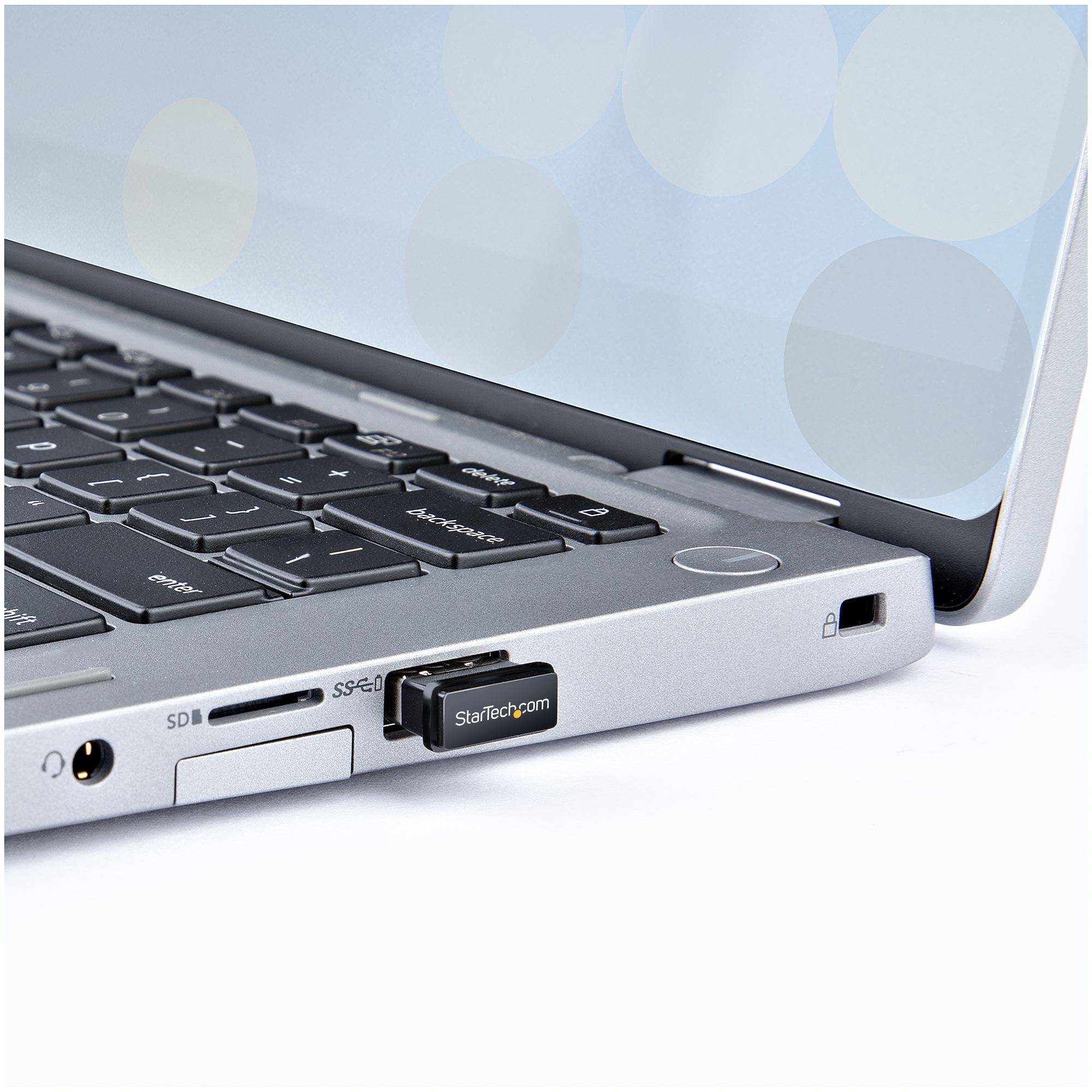 StarTech.com USB Bluetooth 5.0 Adapter, USB Bluetooth Dongle voor PC/Computer/Laptop/Toetsenbord/Muis, BT 5.0 Adapter voor Headsets, Mini USB Bluetooth Receiver, Windows/Linux