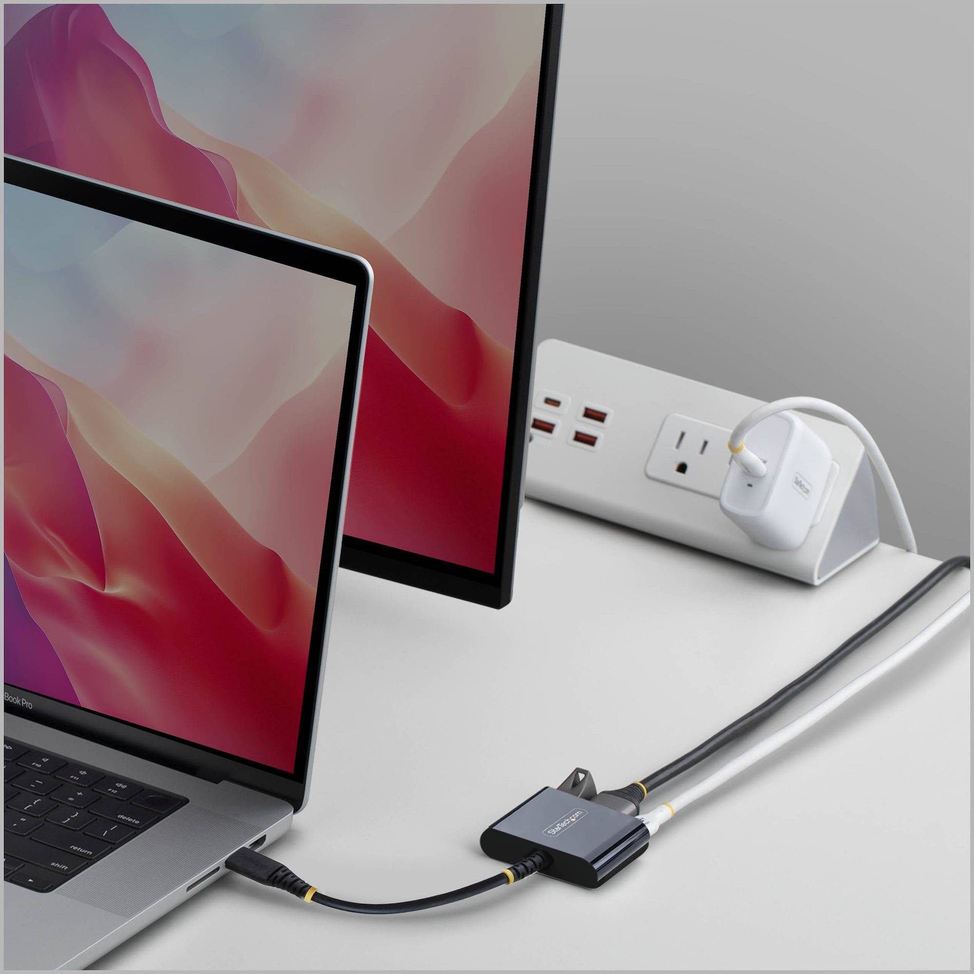 StarTech.com USB-C naar HDMI Multiport Adapter met 140W PD Charging, 4K 60Hz HDMI, USB 5Gbps Hub, Mini Dock voor MacBook / Dell / ThinkPad / HP / iPad / Tablets