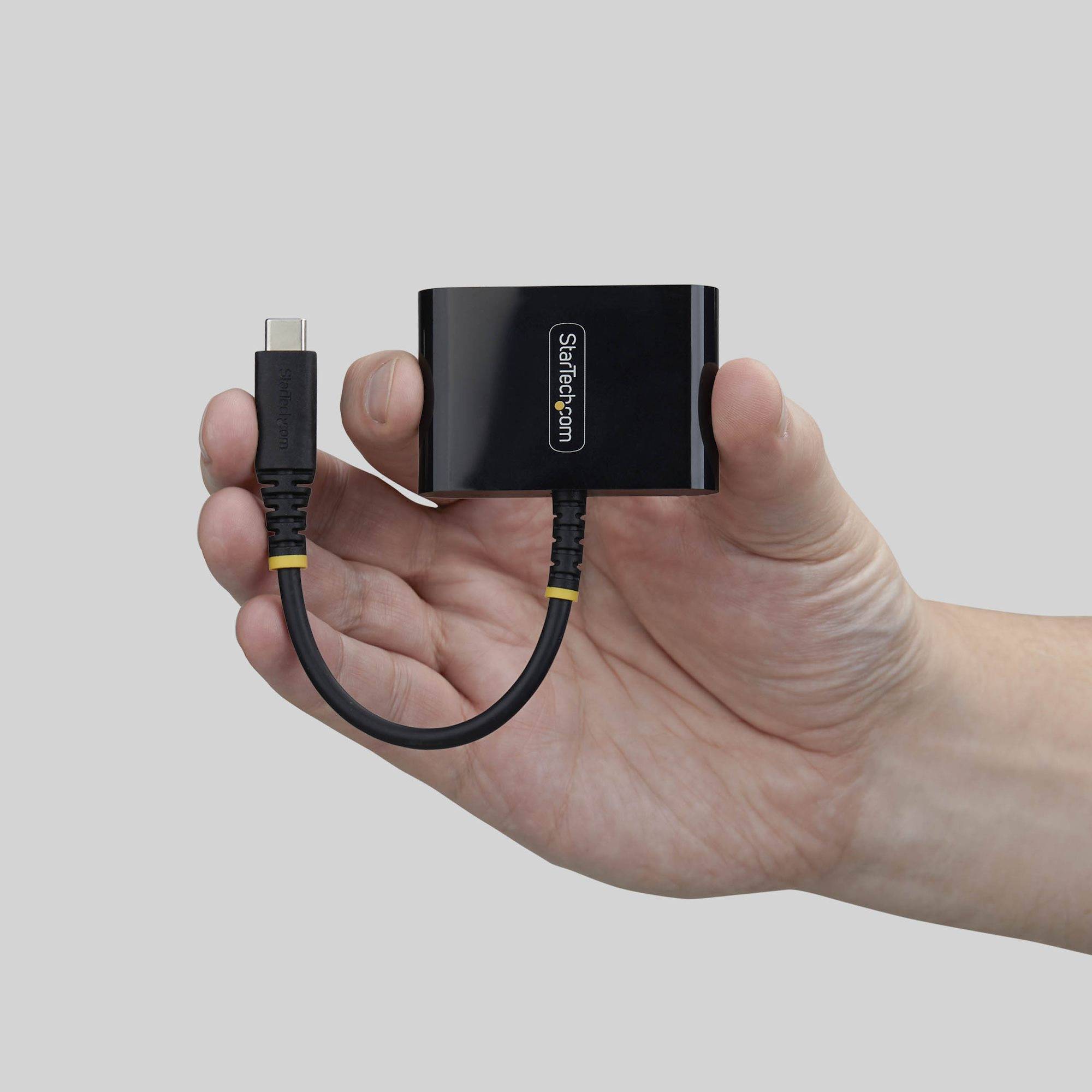 StarTech.com USB-C naar HDMI Multiport Adapter met 140W PD Charging, 4K 60Hz HDMI, USB 5Gbps Hub, Mini Dock voor MacBook / Dell / ThinkPad / HP / iPad / Tablets