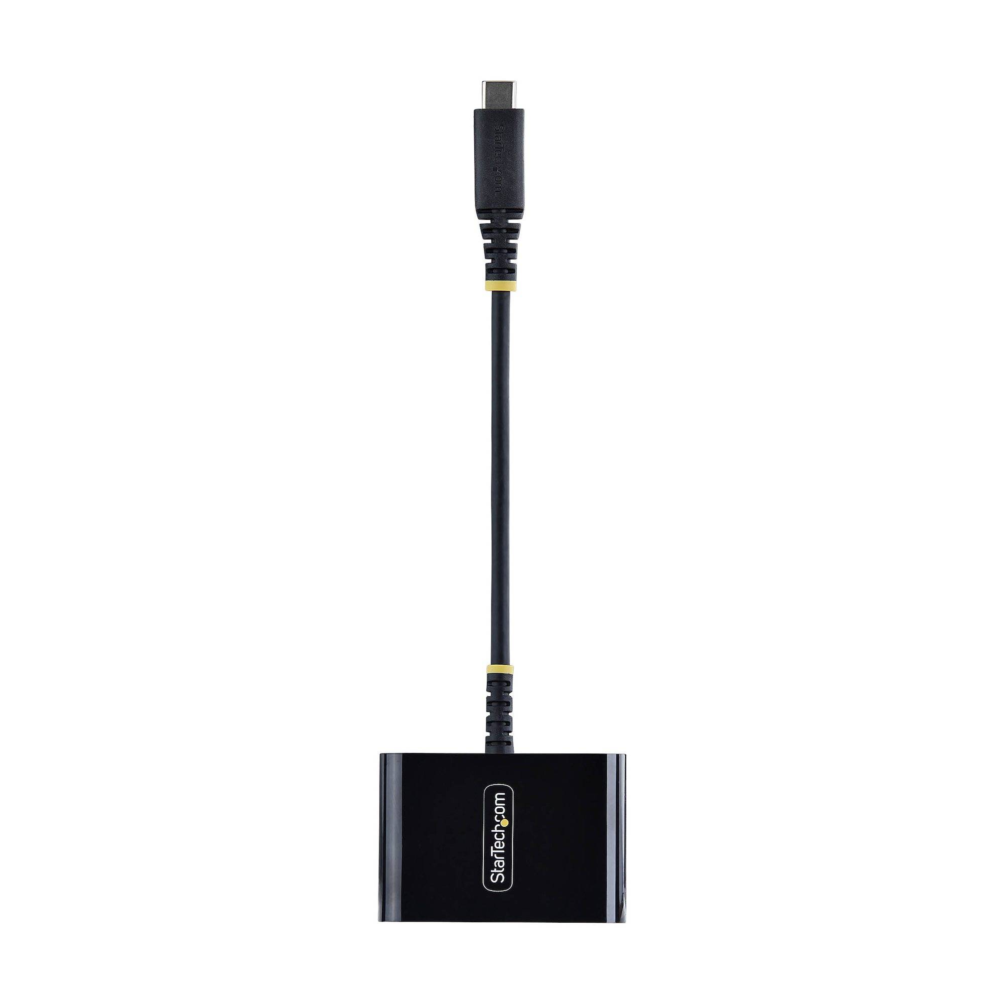 StarTech.com USB-C naar HDMI Multiport Adapter met 140W PD Charging, 4K 60Hz HDMI, USB 5Gbps Hub, Mini Dock voor MacBook / Dell / ThinkPad / HP / iPad / Tablets