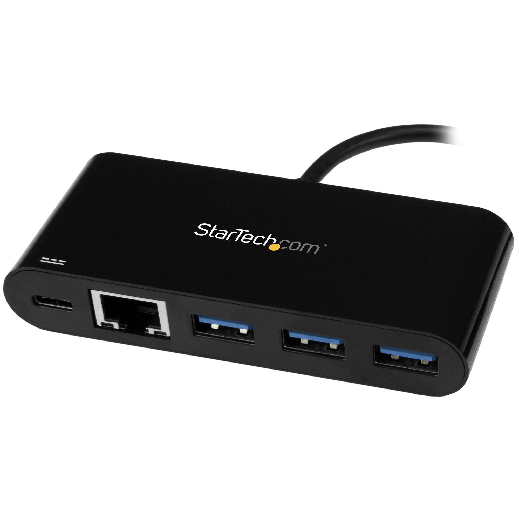 StarTech.com 3 poorts USB 3.0 hub met Gigabit Ethernet en Power Delivery - 5Gbps - USB-C