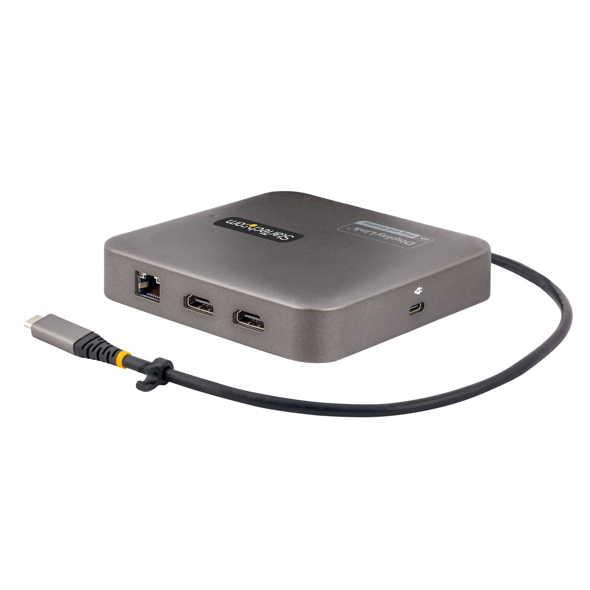 StarTech.com USB C Multiport Adapter - USB-C naar 4K HDMI, 100W Power Delivery Pass-through, SD/MicroSD Slot, 3-Port USB 3.0 Hub - USB Type-C Mini Dock - Lange (30cm) Kabel