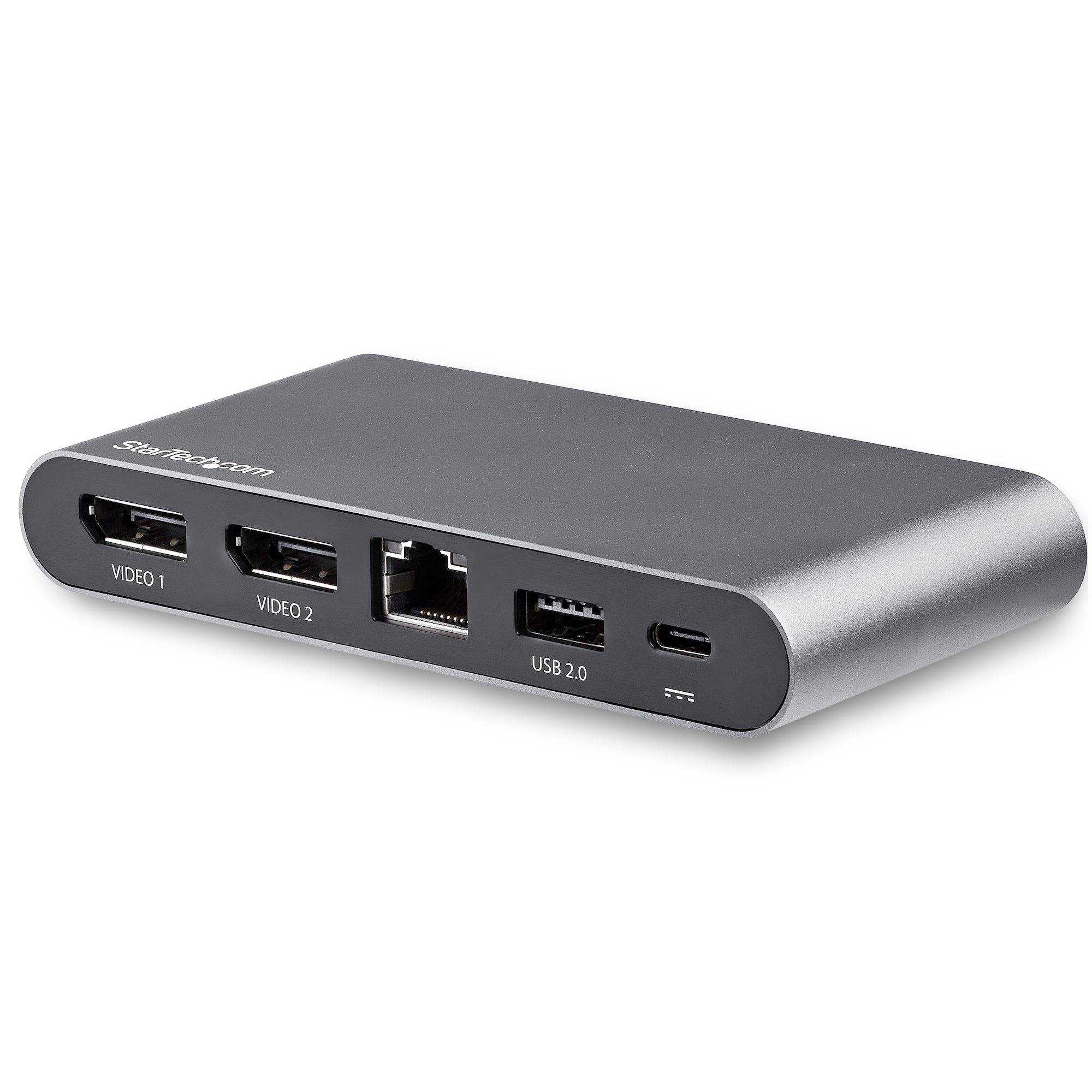 StarTech.com USB-C Dock - 4K Dual Monitor DisplayPort - Mini Laptop ...