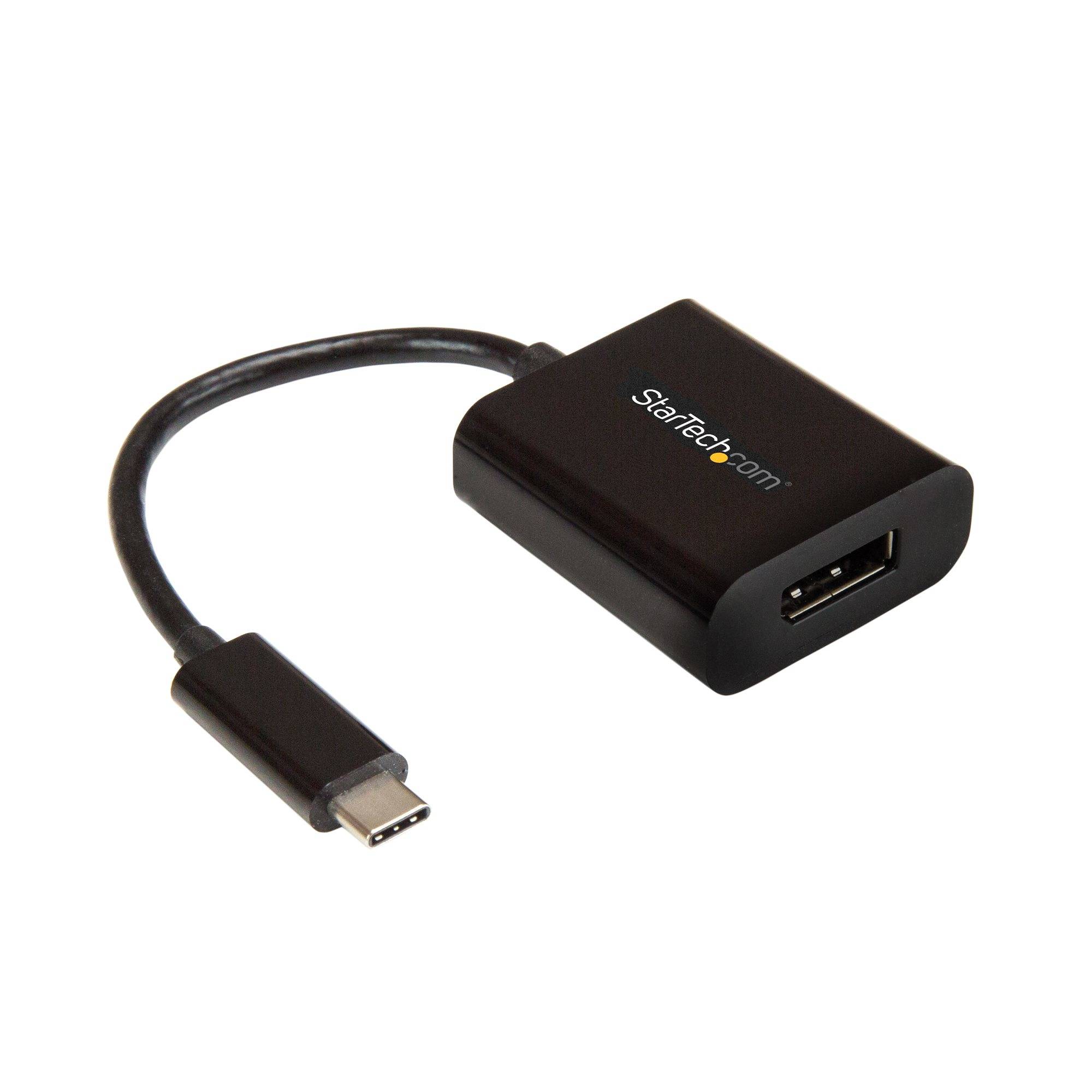 StarTech.com USB-C naar DisplayPort Adapter - 4K 60Hz/8K 30Hz - USB Type-C naar DP 1.4 HBR2 Dongle - Compacte USB-C (DP Alt Mode) Video Converter - Compatibel met Thunderbolt 3