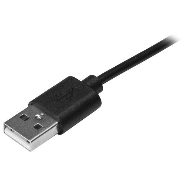 StarTech.com 4m USB-A naar USB-C Laadkabel, Charge & Sync, 3A, USB 2.0, USB-IF Gecertificeerd - Zwarte USB Oplaadkabel