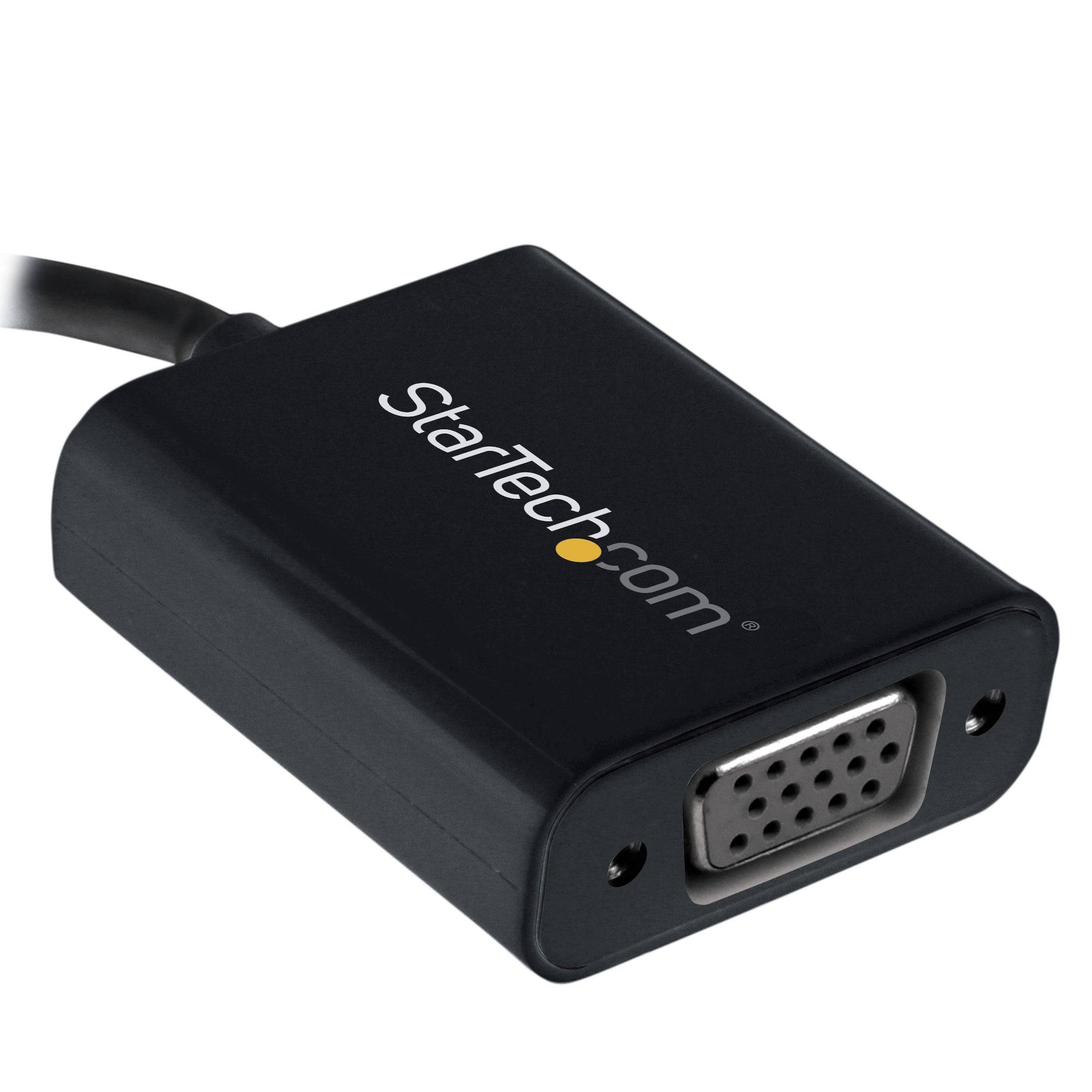StarTech.com USB-C naar VGA adapter zwart
