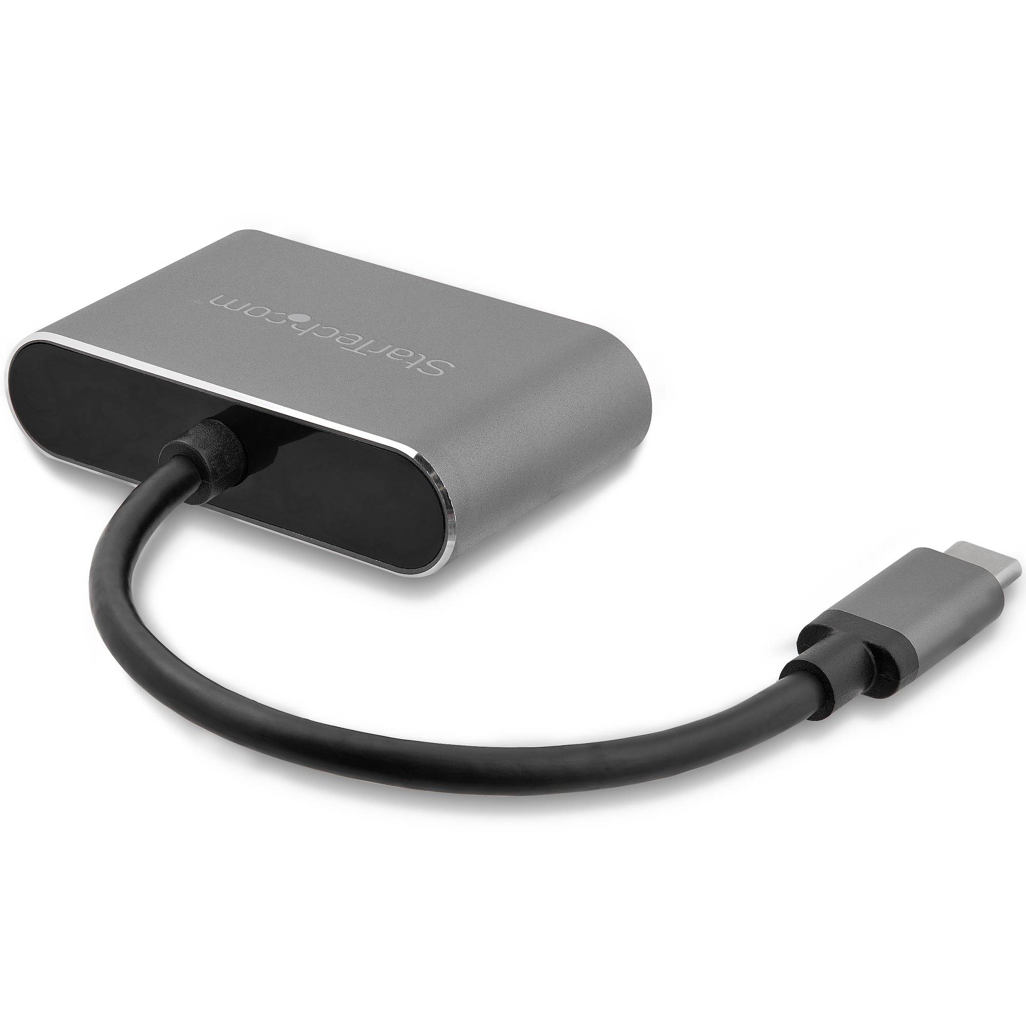 StarTech.com USB-C naar VGA en HDMI adapter 2-in-1 4K 30Hz space grijs