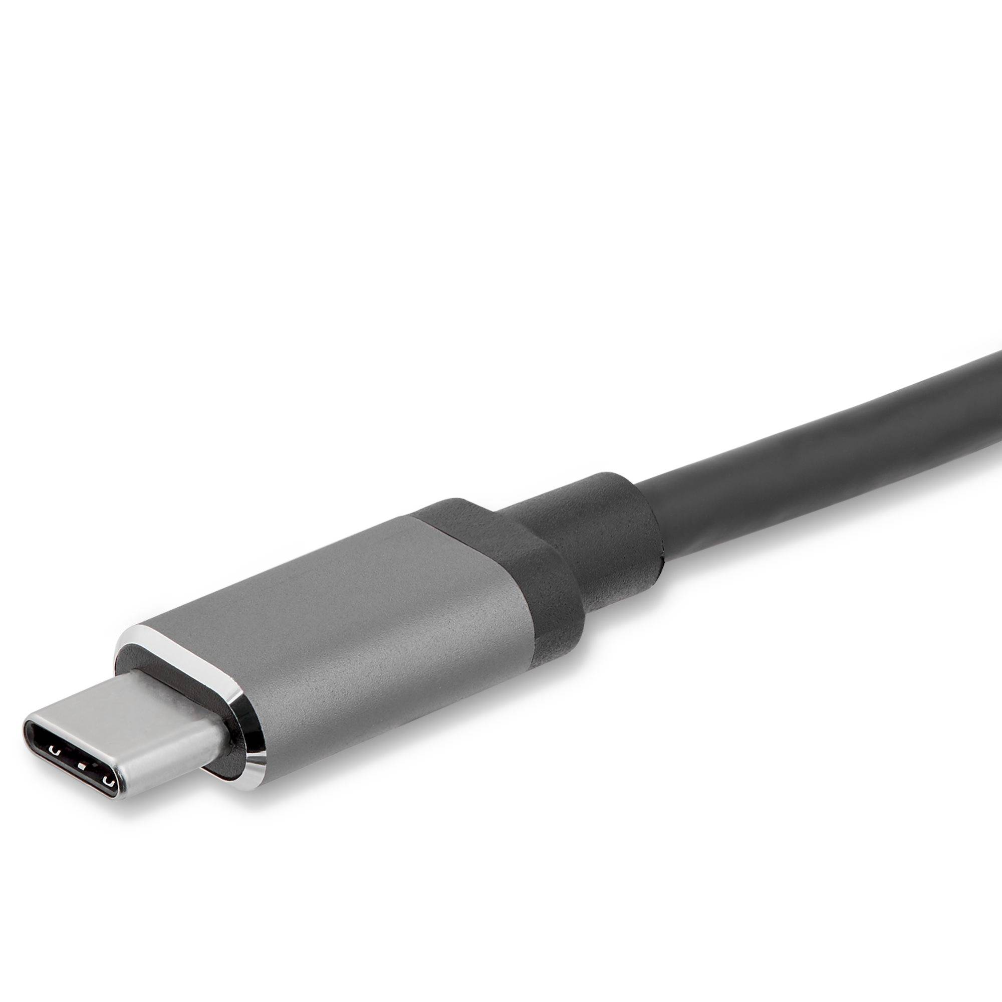 StarTech.com USB-C naar VGA en HDMI adapter 2-in-1 4K 30Hz space grijs