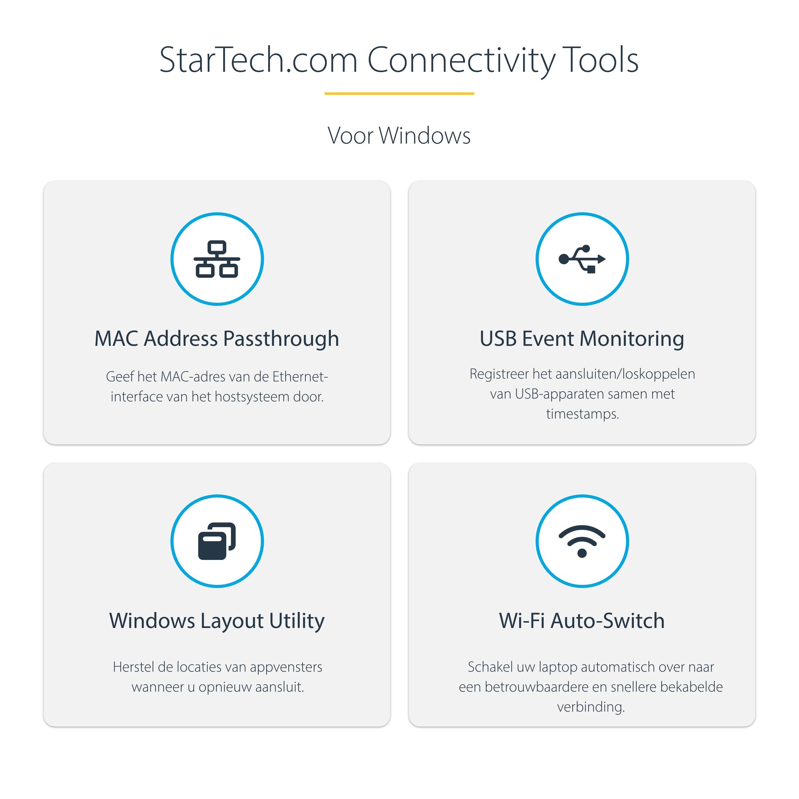 StarTech.com USB-C Triple Monitor Multiport Adapter, 5Gbps, Dual 4K 60Hz + 4K 30Hz HDMI & DisplayPort, 4-Port USB Hub, 100W PD Pass-Through, GbE, SD/MicroSD Kaartlezers