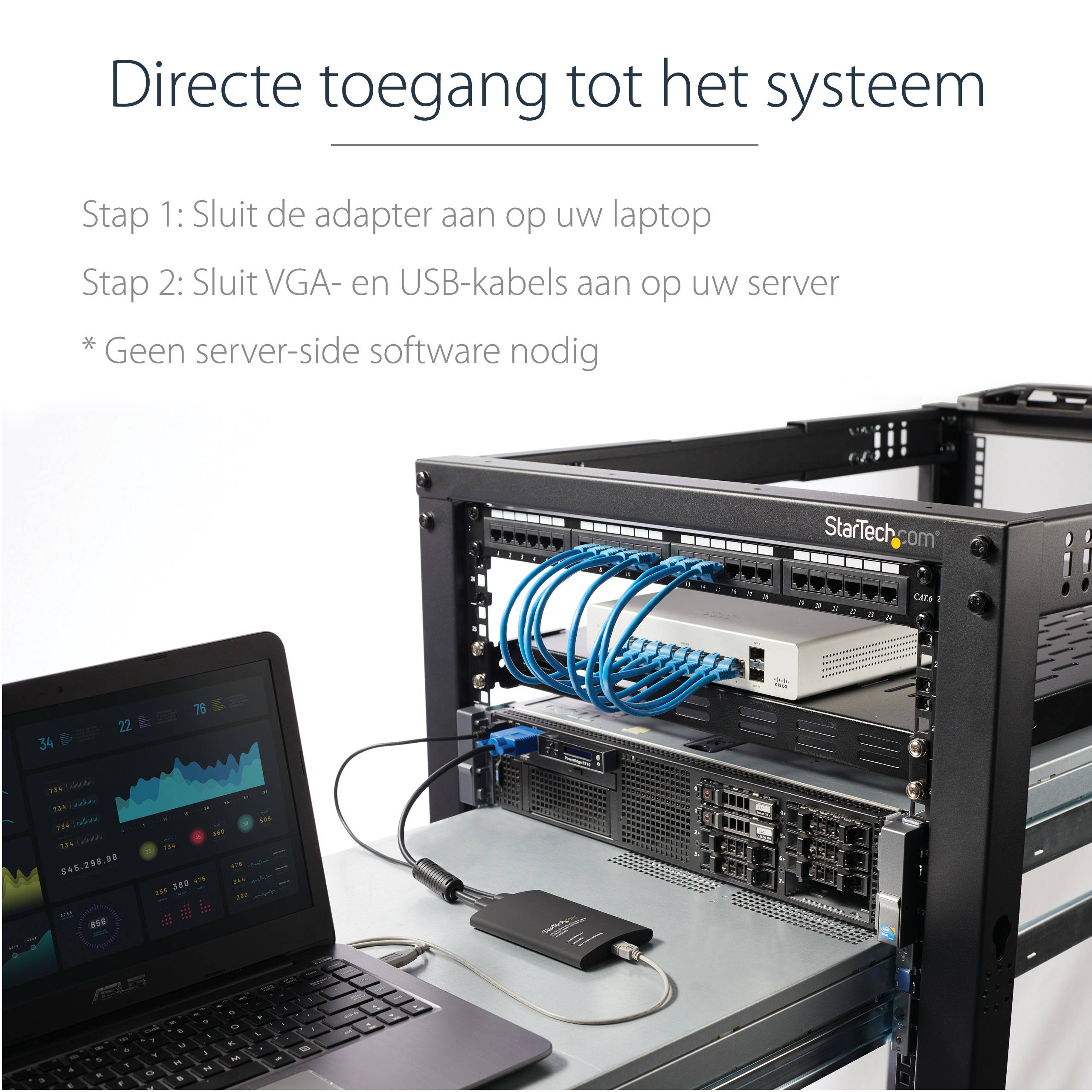 StarTech.com USB Crash Cart adapter met bestandsoverdracht & video-opname