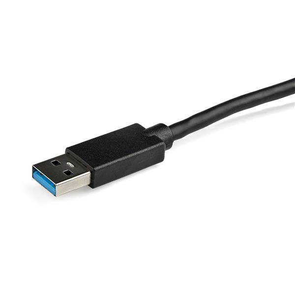 StarTech.com USB 3.0 naar Dual HDMI Adapter - Dual 1080p of Single 4K 30Hz - Externe video & grafische kaart - USB Type-A naar HDMI Dual Monitor Display Adapter - Alleen Windows - Zwart