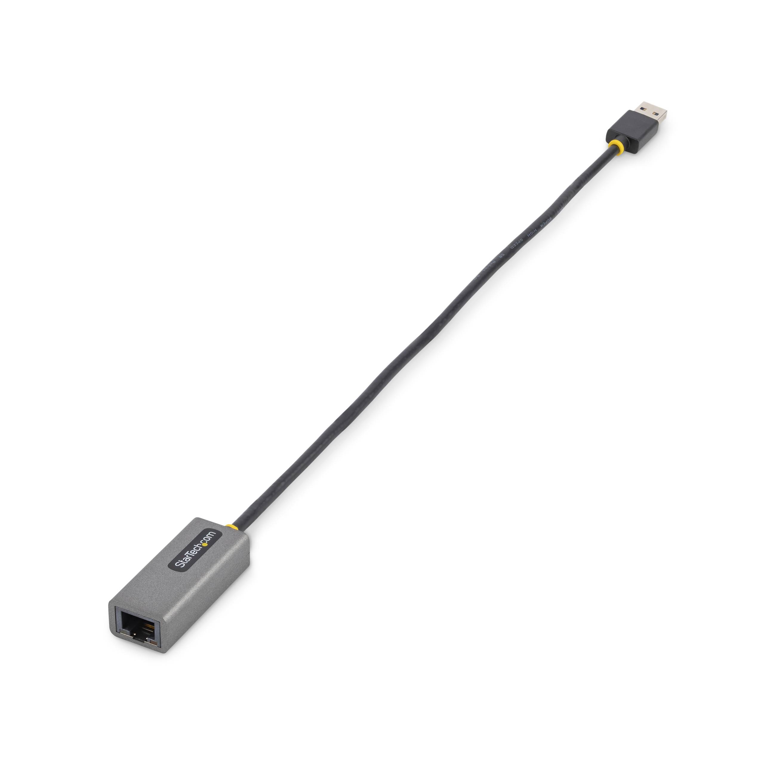 StarTech.com USB 3.0 naar Gigabit Ethernet Network Adapter - 10/100/1000 Mbps, USB naar RJ45, USB 3.0 naar LAN Adapter, USB 3.0 Ethernet Adapter (GbE), 30cm Aangesloten Kabel, Driverless Install