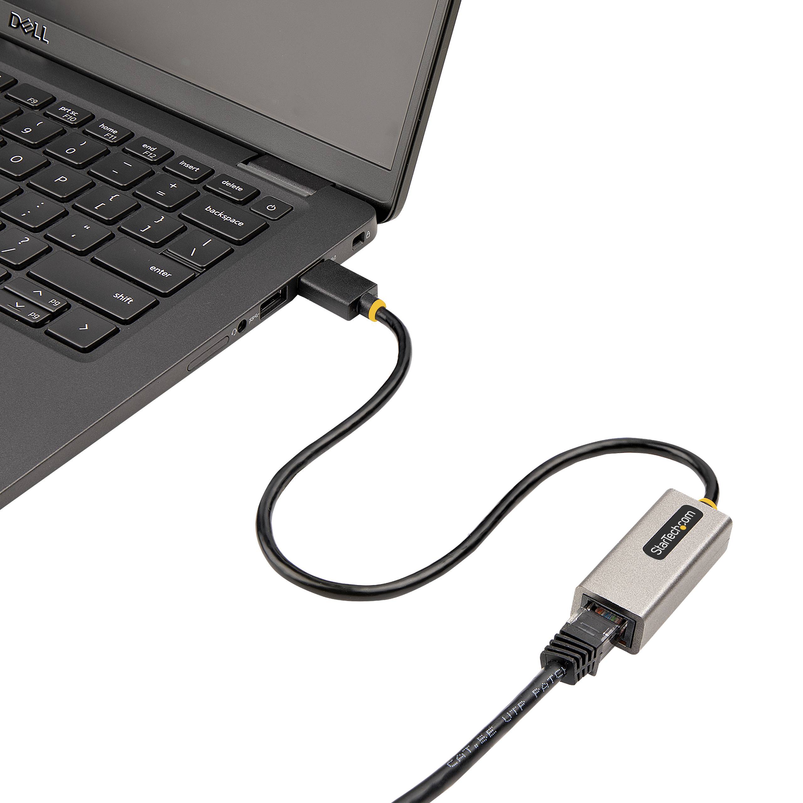 StarTech.com USB 3.0 naar Gigabit Ethernet Network Adapter - 10/100/1000 Mbps, USB naar RJ45, USB 3.0 naar LAN Adapter, USB 3.0 Ethernet Adapter (GbE), 30cm Aangesloten Kabel, Driverless Install