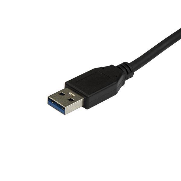 StarTech.com 50cm USB-A naar USB-C Oplaadkabel, Opladen & Sync, USB 10Gbps, USB-A naar USB-C Data Kabel, M/M, Zwart