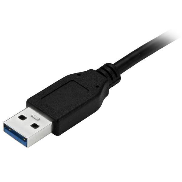 StarTech.com 1m USB-A naar USB-C Oplaadkabel, Opladen & Sync, USB 5Gbps, USB-A naar USB-C Data Kabel, M/M, Zwart