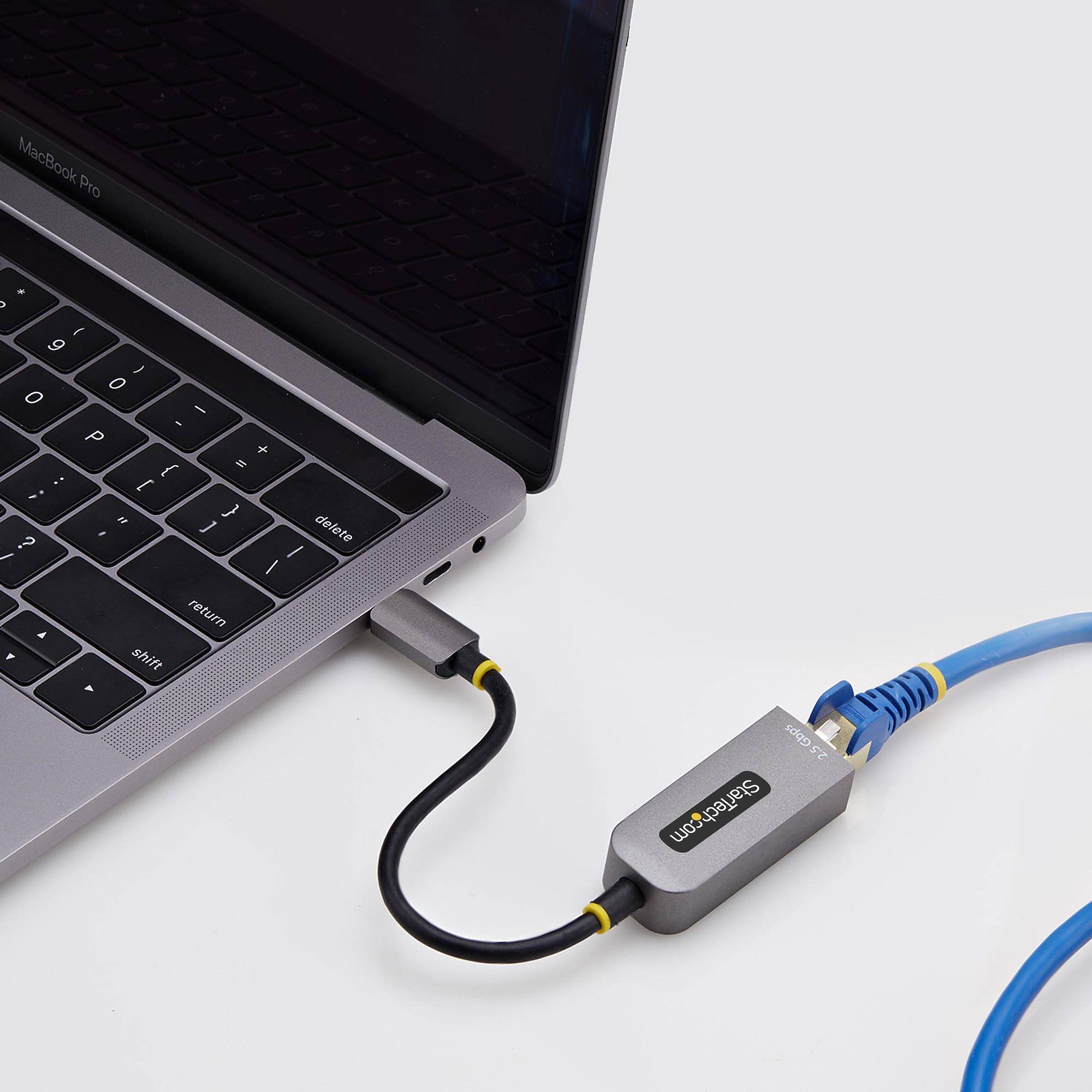 StarTech.com USB-C naar Ethernet Adapter, NIC, 100W PD Pass-Through, USB 3.0 Type-C 1Gbps Multi Speed Netwerk Adapter, Gigabit Ethernet, Thunderbolt Compatibel, Windows & Mac