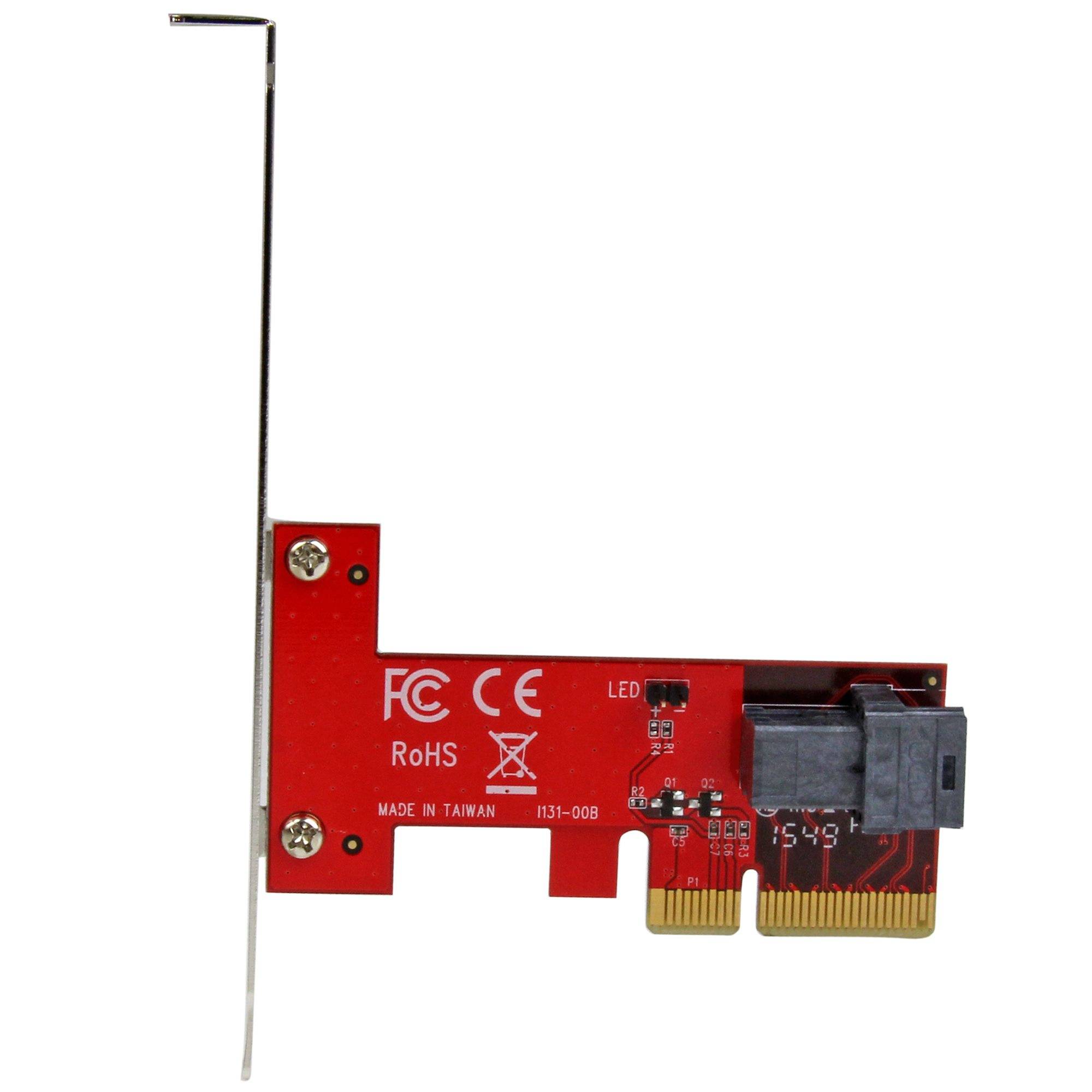 StarTech.com x4 PCI Express naar SFF-8643 Adapter voor PCIe NVMe U.2 SSD - PCI Express 2.5" NVM Express SSD Adapter