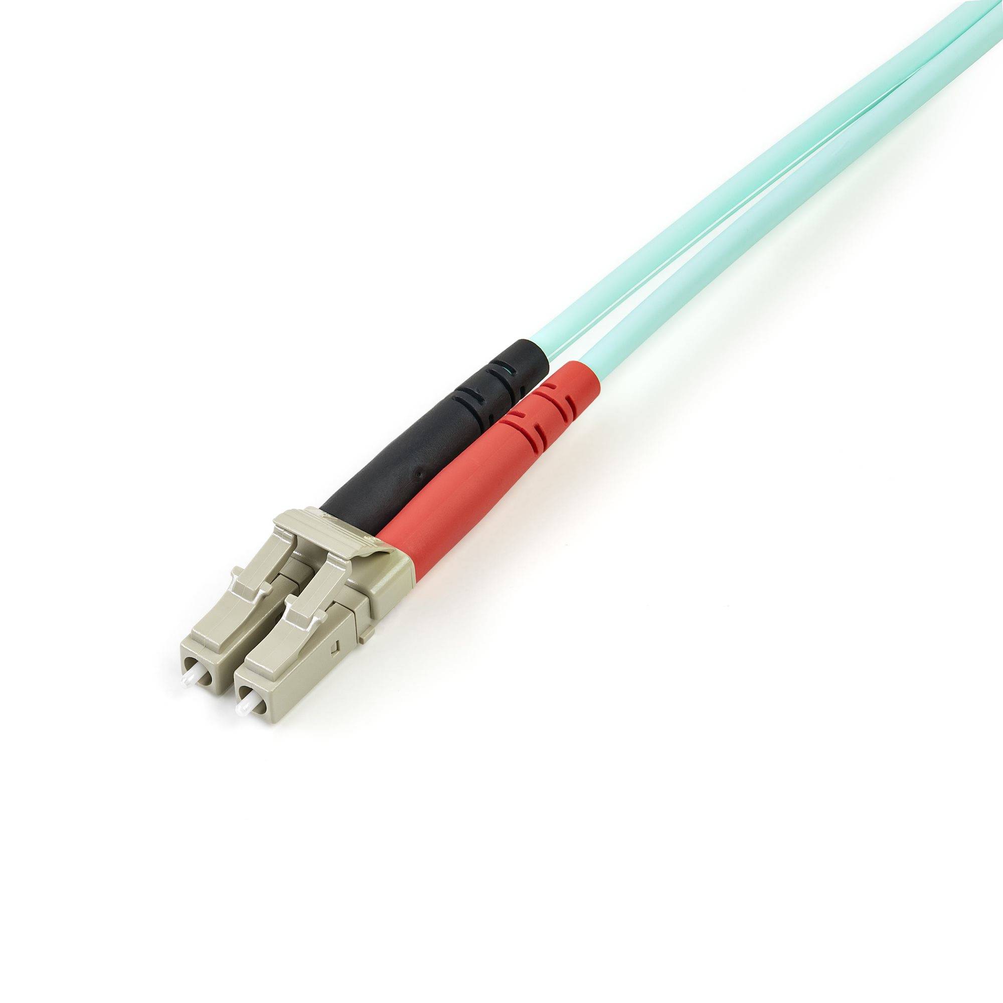 StarTech.com 3m LC/UPC naar LC/UPC OM4 Multimode Glasvezel Netwerkkabel, 50/125µm LOMMF/VCSEL Zipcord Fiber, 100G Netwerken, Low Insertion Loss, LSZH Fiber Patch Kabel