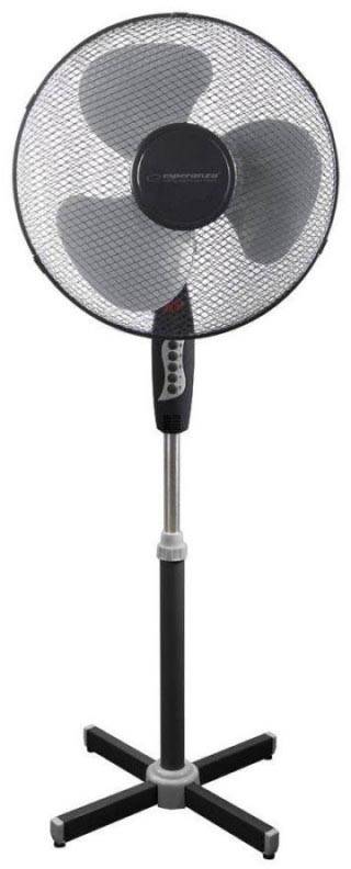 Statiefventilator, diameter 40 cm, zwart