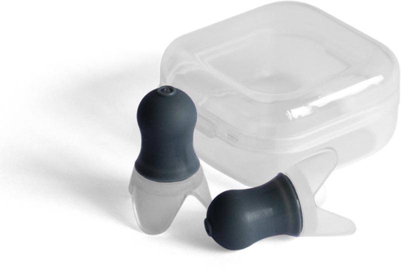Stopz oordoppen Travel, drukregulerend, zwart, blister van 2 stuks