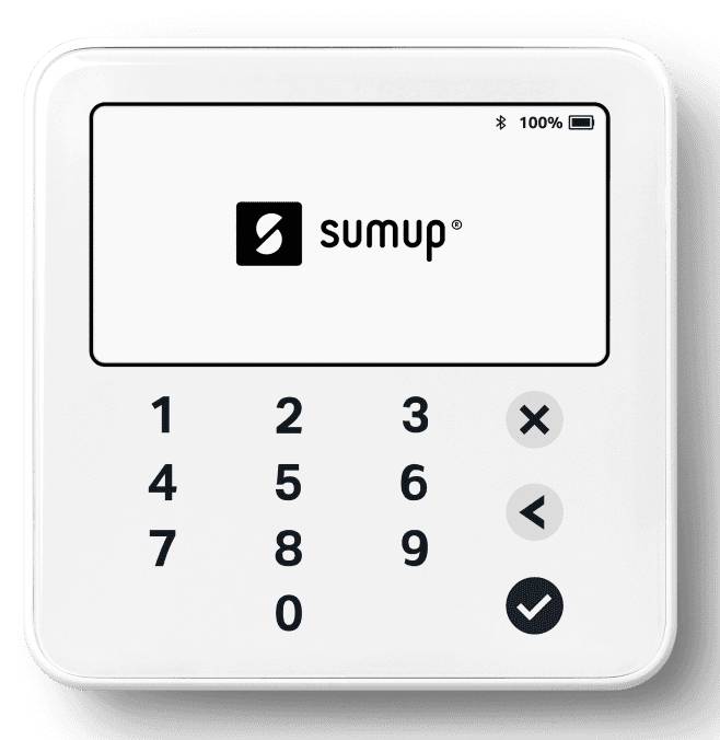 SumUp Solo Lite smart card reader Batterij/Accu Bluetooth Wit