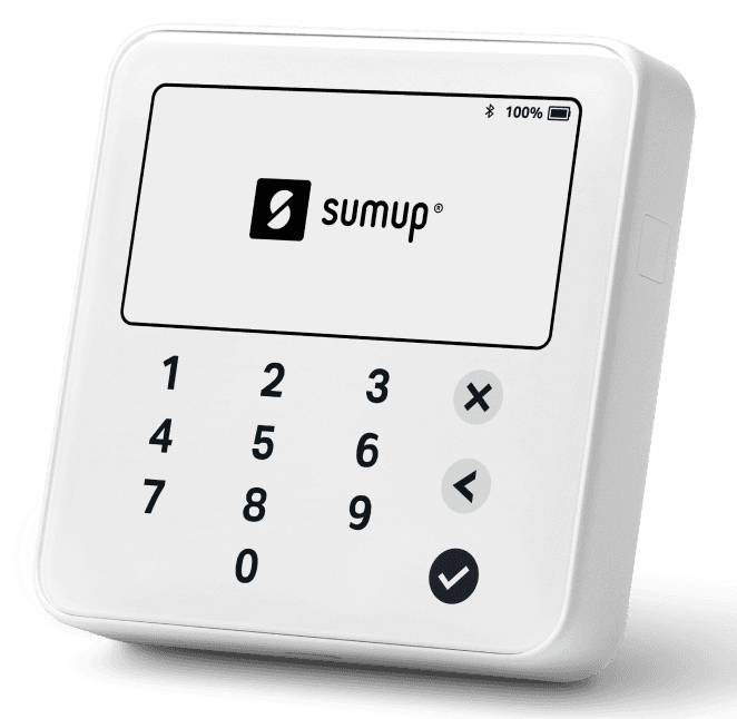 SumUp Solo Lite smart card reader Batterij/Accu Bluetooth Wit