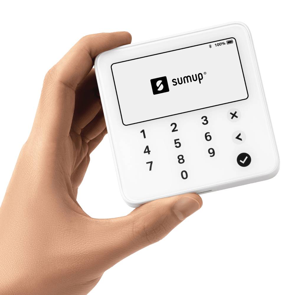 SumUp Solo Lite smart card reader Batterij/Accu Bluetooth Wit