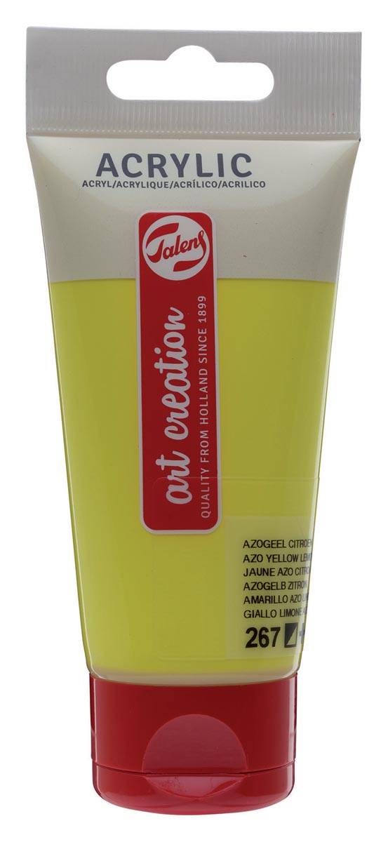 Talens Art Creation acrylverf tube van 75 ml, azogeel citroen
