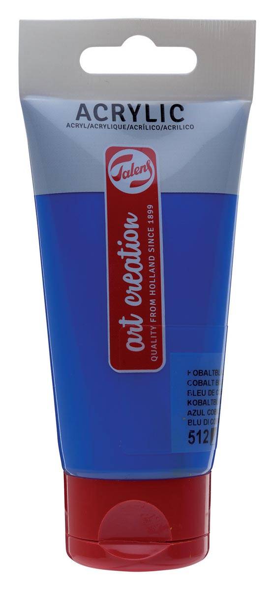 Talens Art Creation acrylverf tube van 75 ml, kobaltblauw (ultramarijn)