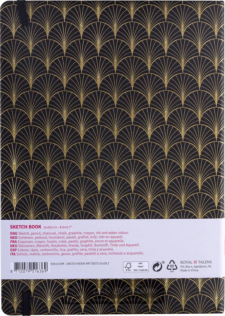 Talens Art Creation schetsboek, Art Deco, 21 x 29,7 cm