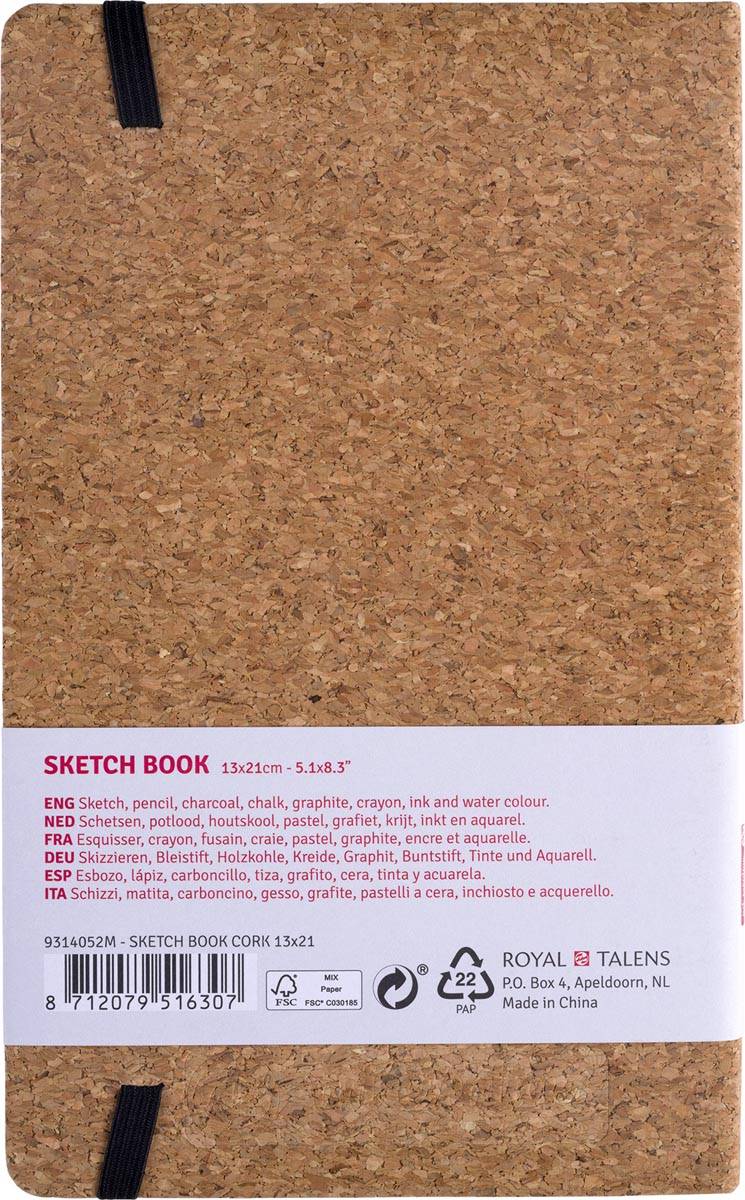 Talens Art Creation schetsboek, Kurk, 13 x 21 cm