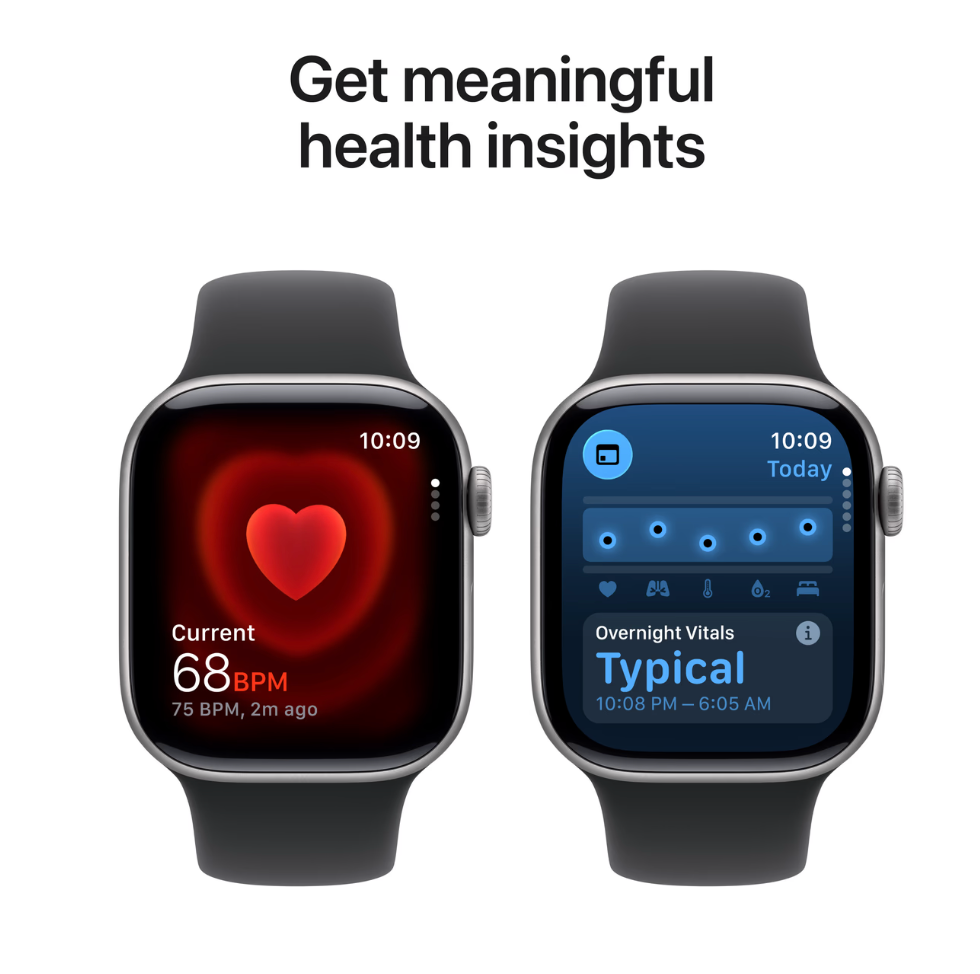 Apple Watch Series 11 Cellular 42mm Grijs Sportband S/M