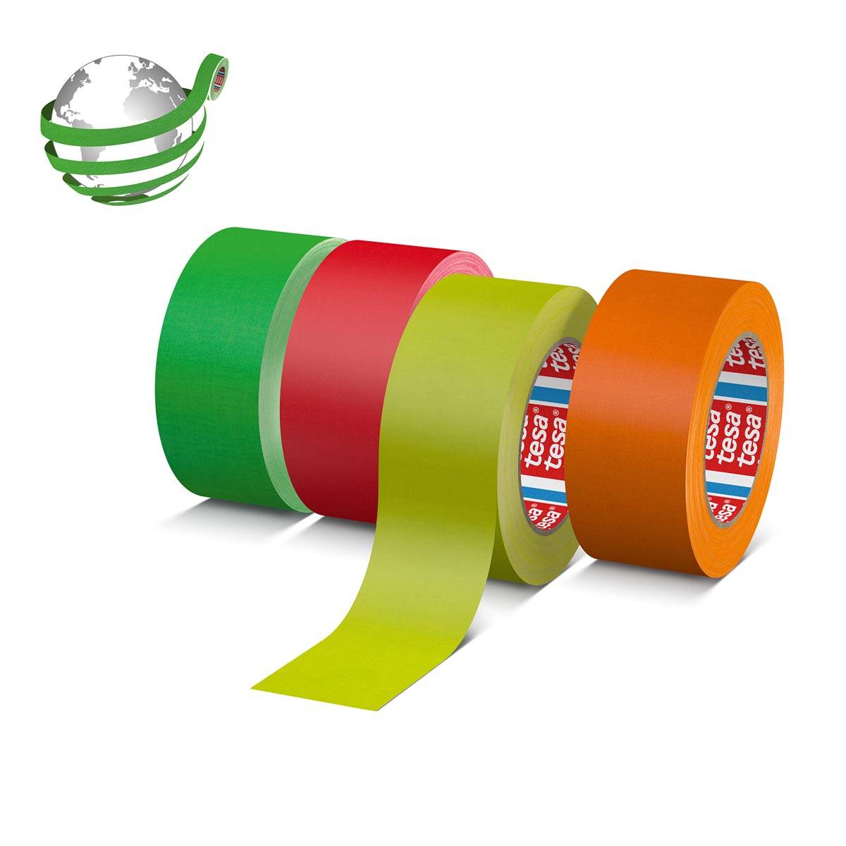 tesa textieltape, 19 mm x 25 m, neon roze