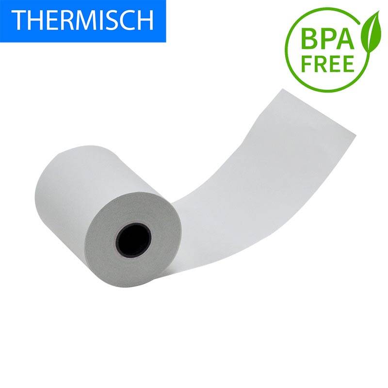 Thermorol BPA-vrij, 48 g, breedte 57 mm, diameter +- 40 mm, asgat 12 mm, lengte 20 m
