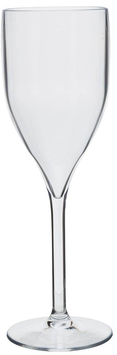 Tritan champagneglas Venus, uit kunststof, set van 6 stuks