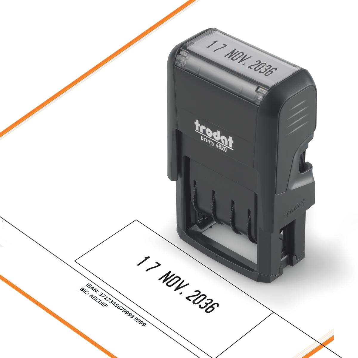 Trodat datumstempel printy 4820, nederlands