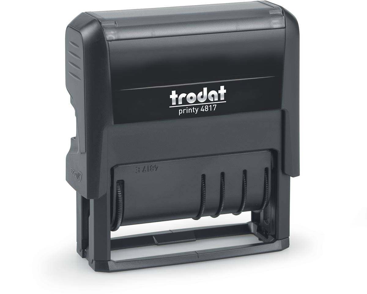 Trodat tekststempel met datum Printy 4817, Nederlands