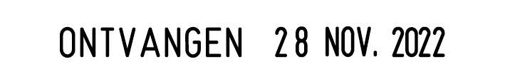 Trodat tekststempel met datum Printy 4817 woorden: verzonden, beantwoord, gecontroleerd, behandeld, in...