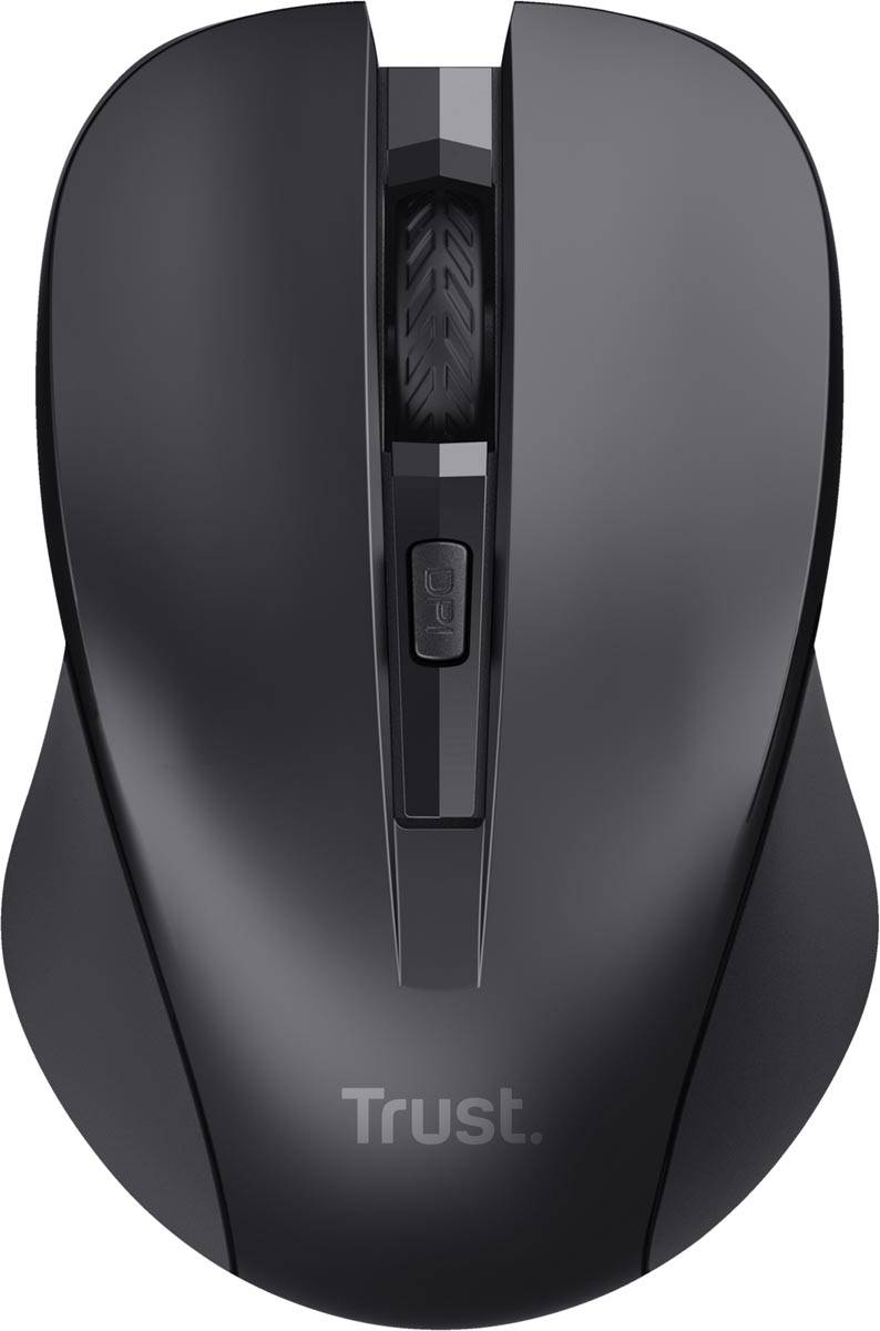 Trust draadloze stille muis Mydo, zwart