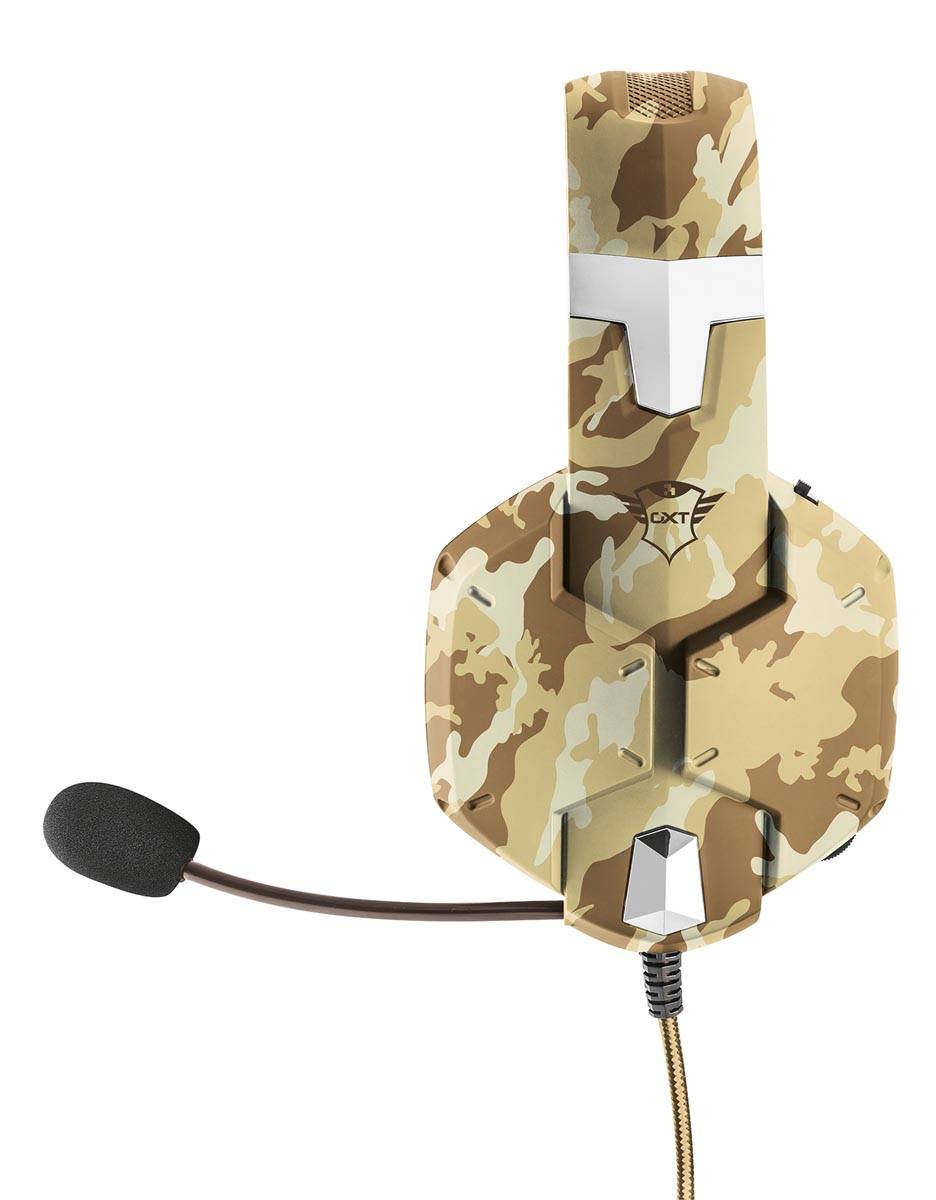 Trust GXT 322D Carus Gaming Headset, desert camo