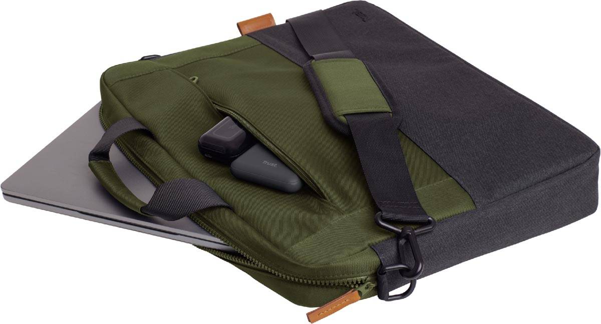 Trust laptoptas Lisboa voor 16 inch laptops, groen
