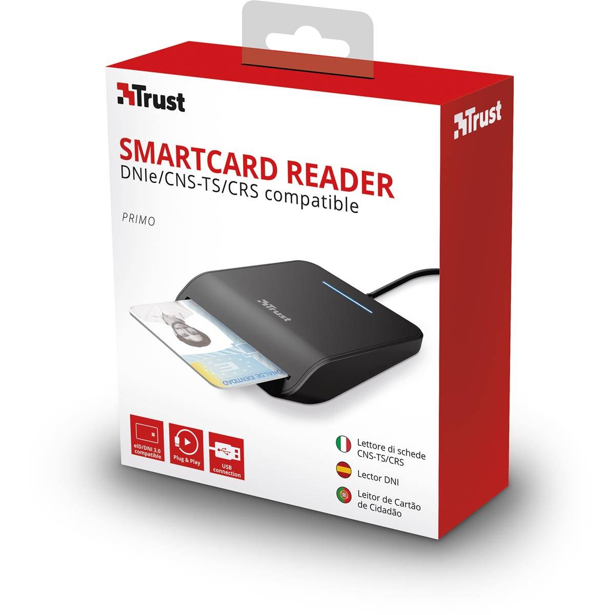 Trust Primo DNI Smartcard eID kaartlezer