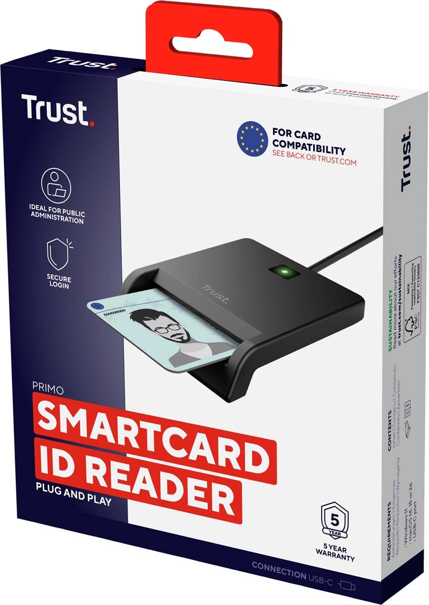 Trust Primo eID kaartlezer