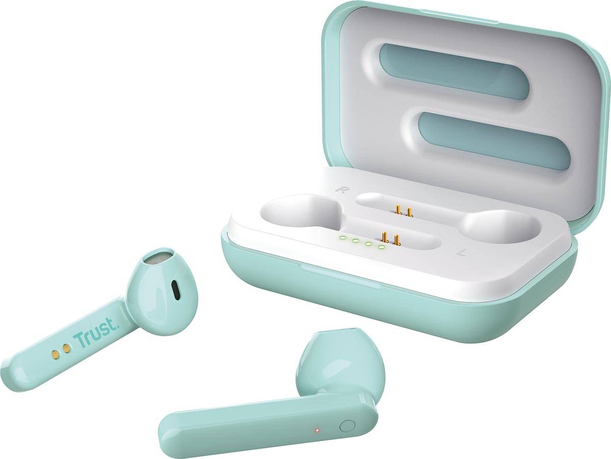 Trust Primo Touch Bluetooth draadloze oortjes, muntgroen