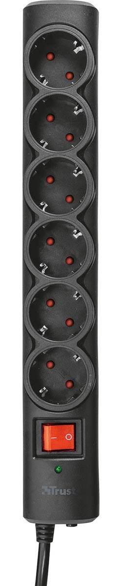 Trust Surge Guard, overspanningsbeveiliging met 6 aansluitingen