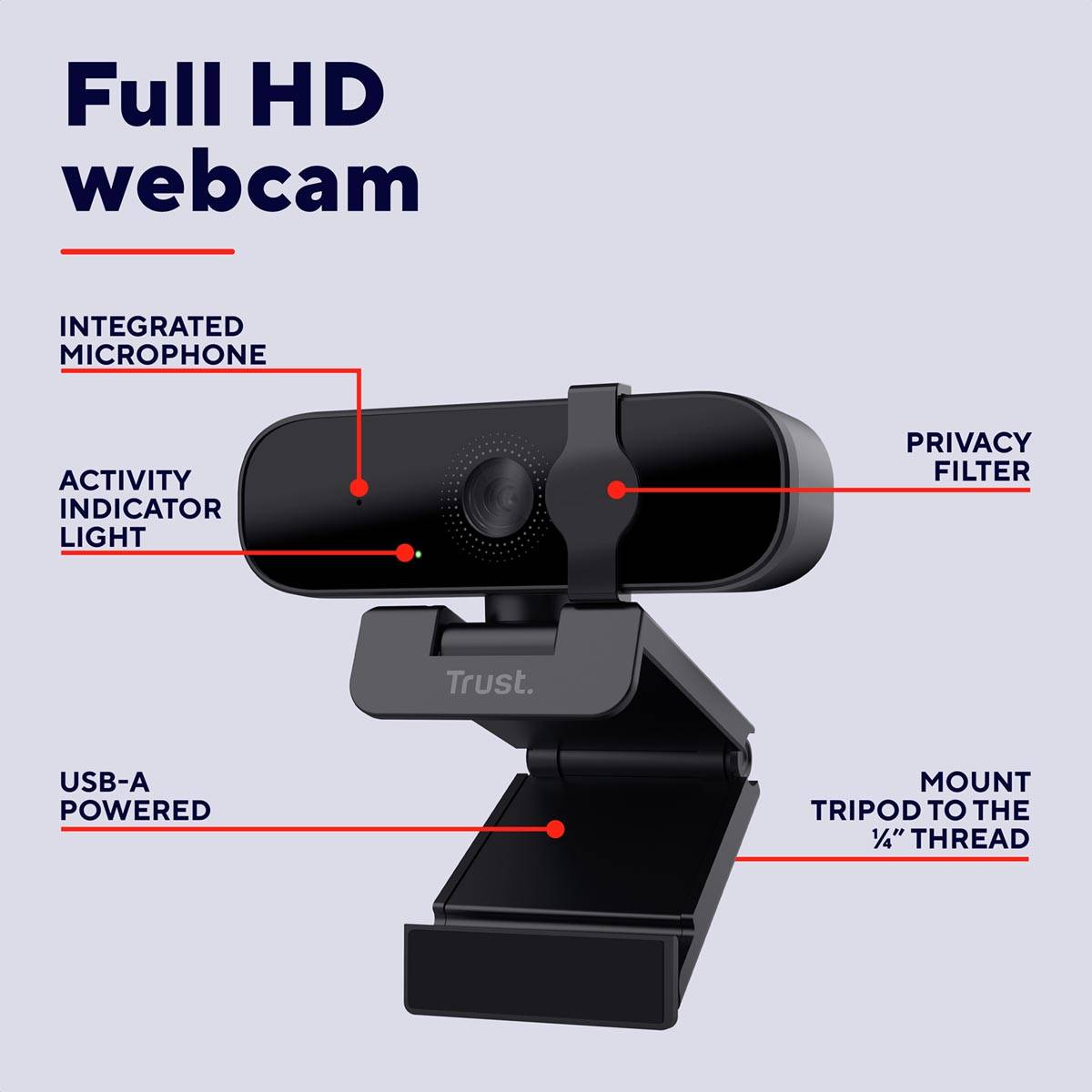 Trust Tanor Full HD webcam