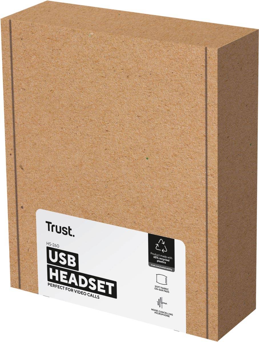 Trust USB Headset HS-260, noise cancelling