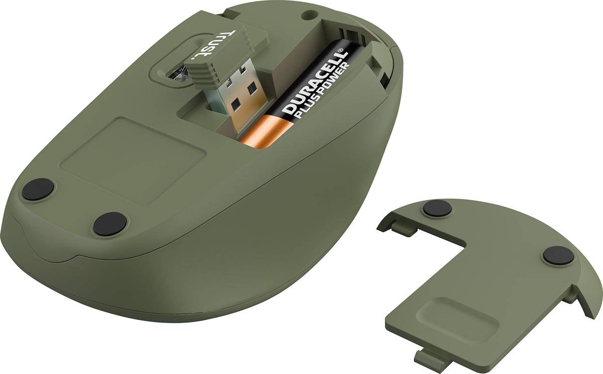 Trust YVI+ draadloze muis Eco, groen