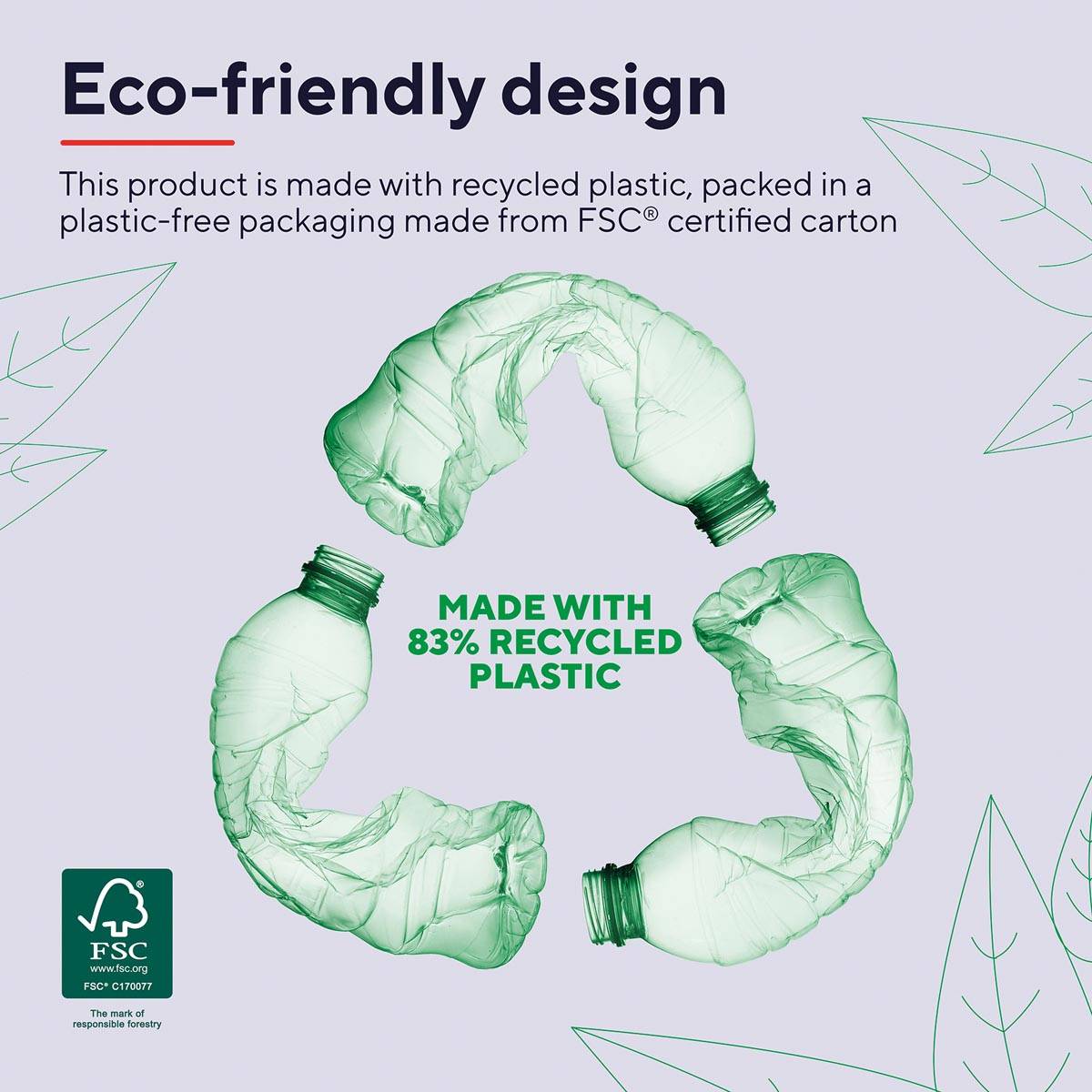 Trust YVI+ draadloze muis Eco, zwart